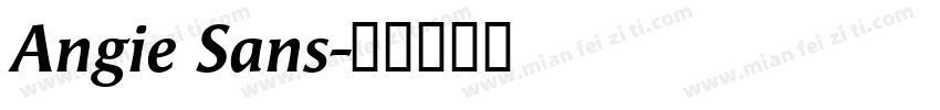 Angie Sans字体转换